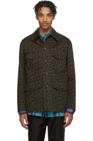 Marni - Blouson noir et vert Como Cells Work