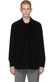 Marni - Chemise en velours côtelé noire