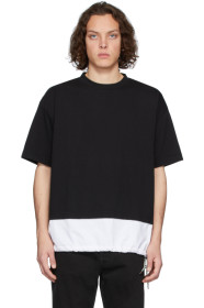 Marni - T-shirt à logo noir et blanc