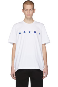 Marni - T-shirt blanc Front Logo
