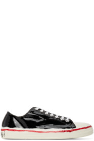 Marni - Baskets noires et blanc cassé Painted
