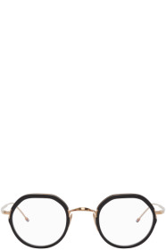 Thom Browne - Gold & Black TB-911 Glasses