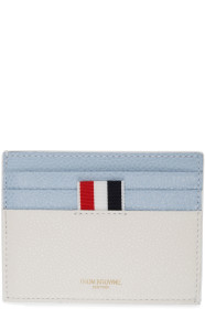 Thom Browne - Blue & White Double Sided Card Holder