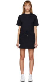 Thom Browne - Navy Drawstring T-Shirt Dress