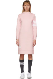 Thom Browne - Pink 4-Bar Sweater Dress