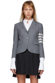Thom Browne - Grey Classic 4-Bar Blazer