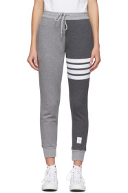 Thom Browne - Grey Fun-Mix Classic Loopback 4-Bar Lounge Pants