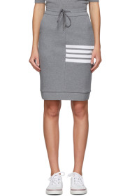 Thom Browne - Grey 4-Bar Sack Skirt