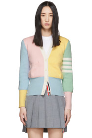 Thom Browne - Multicolor Milano Stitch 4-Bar Cardigan
