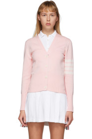 Thom Browne - Cardigan rose Hector Icon