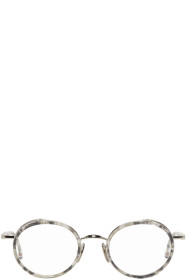 Thom Browne - Tortoiseshell & Silver TB-813 Glasses
