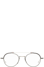 Thom Browne - Gunmetal & Silver TBX912 Glasses