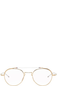 Thom Browne - Gold & Silver TBX912 Glasses