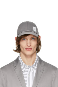 Thom Browne - Grey Classic Baseball Cap