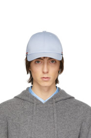 Thom Browne - Casquette de base-ball bleue Classic