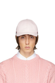 Thom Browne - Casquette de base-ball rose Classic