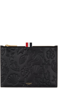 Thom Browne - Black Embossed Sea Icon Pouch