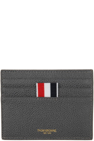 Thom Browne - Grey Dolphin Single Card Holder