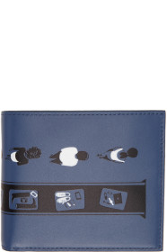 Paul Smith + Christoph Niemann - Blue Security Bifold Wallet
