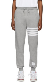 Thom Browne - Grey Classic 4-Bar Lounge Pants