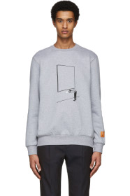 Paul Smith + Christoph Niemann - Grey Gallery Print Sweatshirt