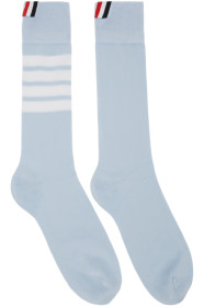 Thom Browne - Blue 4-Bar Mid-Calf Socks