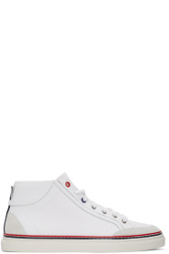 Thom Browne - Baskets blanches Cupsole