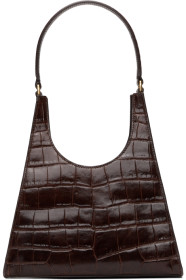Staud - Brown Croc Rey Bag