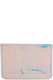 Kenzo - Porte-cartes argenté Preppy