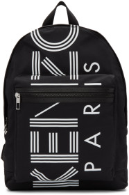 Kenzo - Black Large Logo Backpack