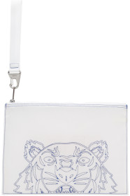 Kenzo - White Large Kampus Pouch