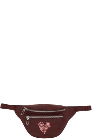 Kenzo - Burgundy Limited Edition Valentine's Day Mini Lucky Star Belt Bag