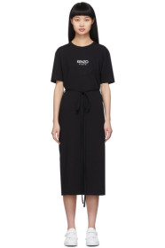 Kenzo - Black Belted T-Shirt Dress