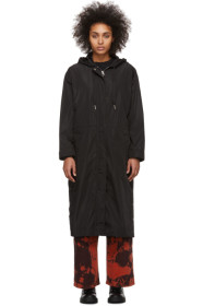 Kenzo - Black Waterproof Parka Raincoat