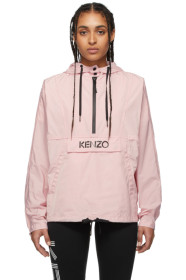 Kenzo - Pink Packable Logo Windbreaker Jacket