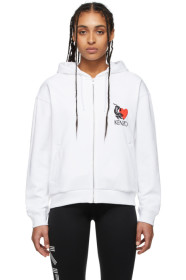 Kenzo - White Limited Edition Valentine's Day Lucky Tiger Hoodie