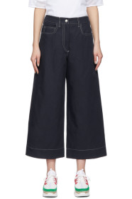 Kenzo - Navy Linen Culottes