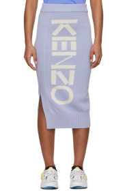 Kenzo - Purple Logo Sport Tube Skirt