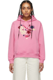 Kenzo - Pink Limited Edition Valentine's Day Heart Print Hoodie