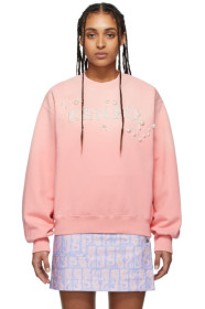 Kenzo - Pink Beaded Logo Sweatshirt
