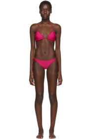 Oseree - SSENSE Exclusive Pink String Bikini