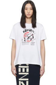 Kenzo - White Limited Edition Chinese New Year Kung Fu Rat T-Shirt