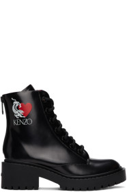 Kenzo - Bottes noires Valentine's Day édition limitée