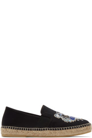Kenzo - Black Classic Tiger Espadrilles