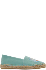 Kenzo - Blue Classic Tiger Espadrilles