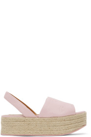 Kenzo - Espadrilles à plateformes roses Blink