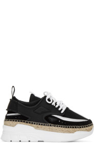 Kenzo - Black & White K-Lastic Espadrille Sneakers
