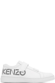 Kenzo - White Tennix Velcro Sneakers