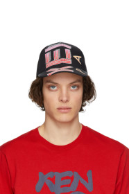 Kenzo - Black Animation Sport Logo Cap