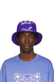 Kenzo - Purple Sport Logo Bucket Hat